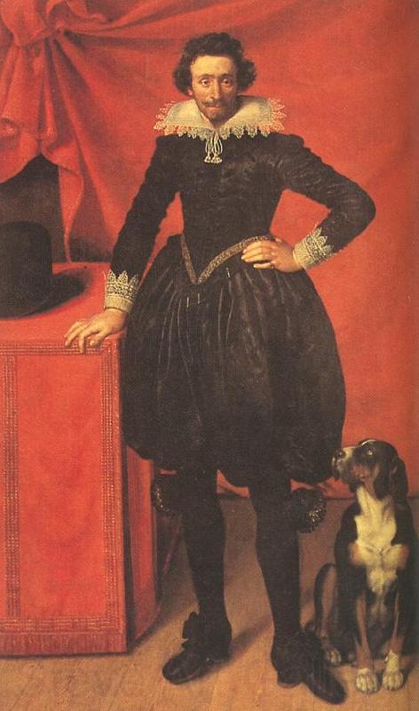 POURBUS, Frans the Younger Portrait of Claude de Lorrain, Prince of Chevreuse af Germany oil painting art
